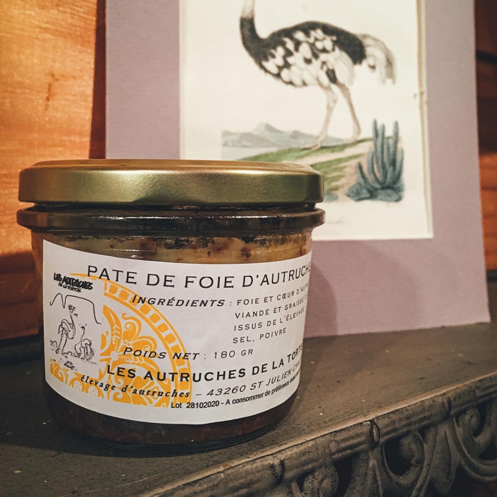 Pâté de foie d'autruche